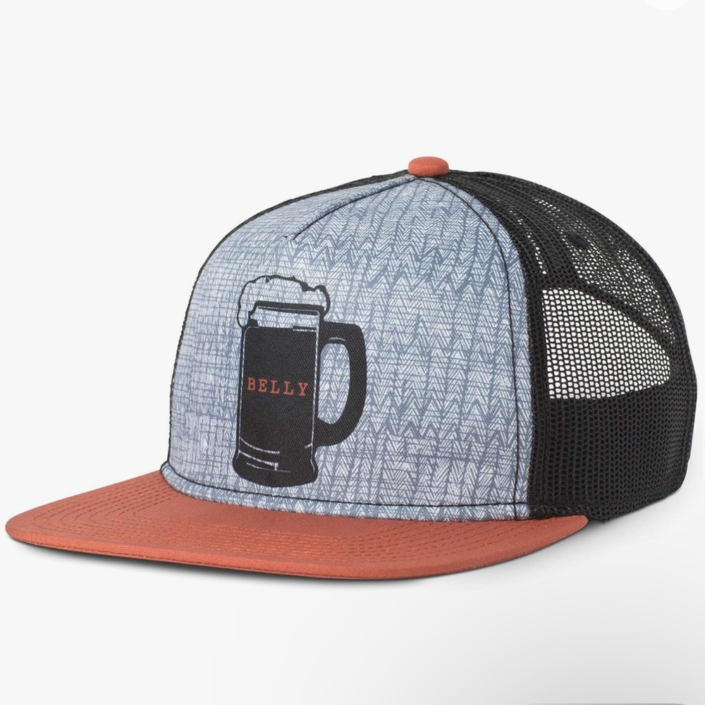 NWT Prana‎ Journeyman Trucker Hat in Dry Chili Beer - Unisex One Size